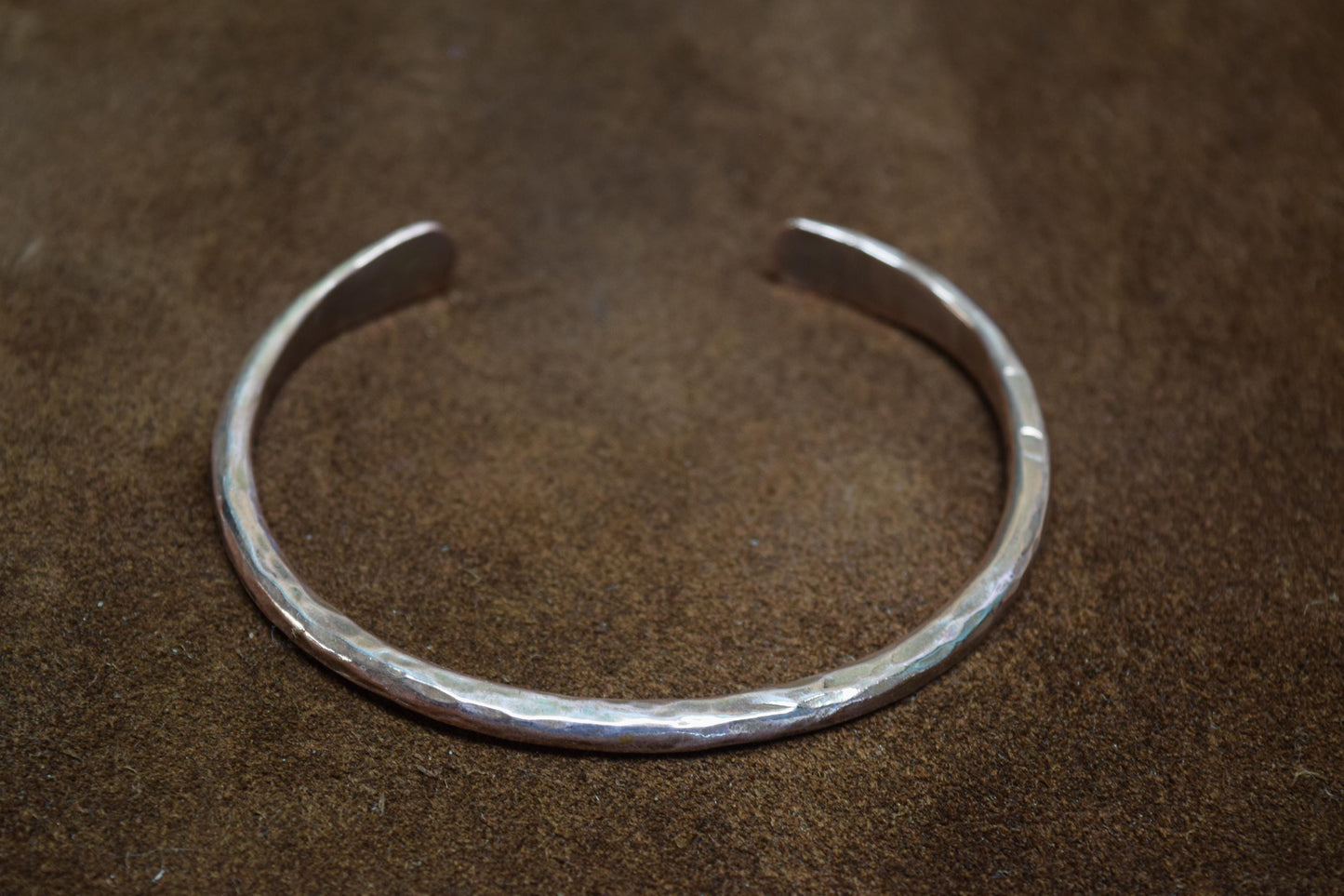 Handcrafted Hammered Copper Cuff Bracelet