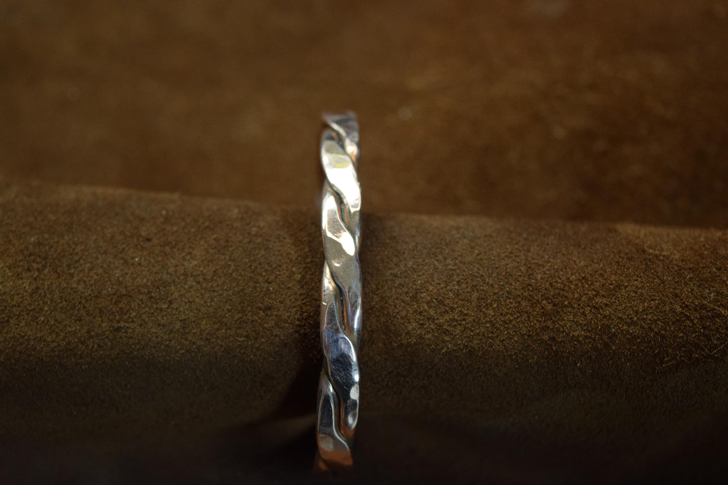 Handcrafted Braided Copper Cuff Bracelet